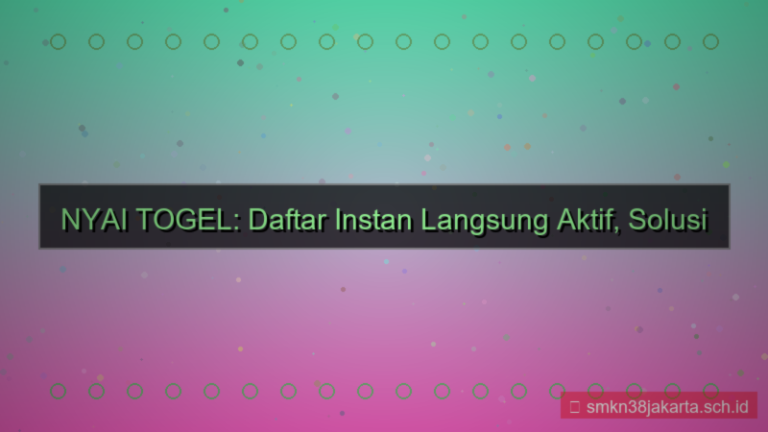 desain NYAI TOGEL daftar instan langsung aktif