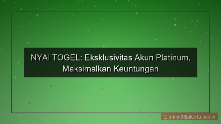 visual NYAI TOGEL fasilitas akun platinum