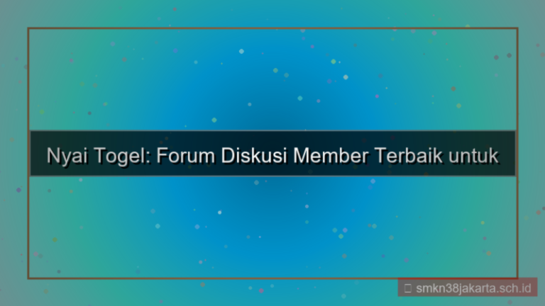visual NYAI TOGEL forum diskusi member