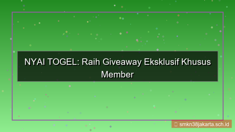 konten NYAI TOGEL giveaway khusus member baru