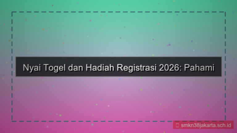 NYAI TOGEL hadiah registrasi 2026