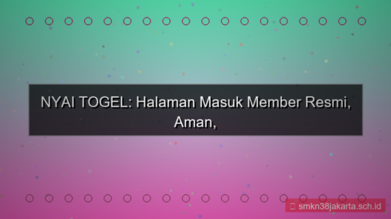 NYAI TOGEL halaman masuk member