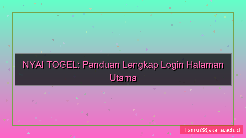 konten NYAI TOGEL halaman utama login