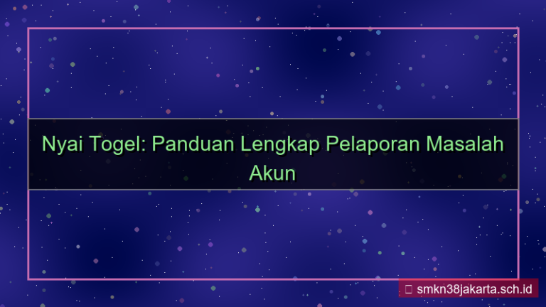 visual NYAI TOGEL laporan masalah akun