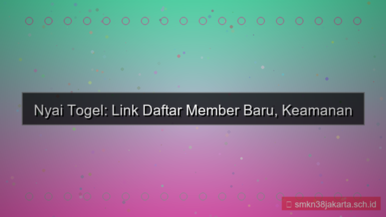 konten NYAI TOGEL link daftar member baru