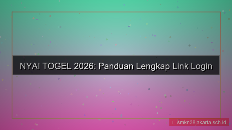 NYAI TOGEL link login resmi 2026