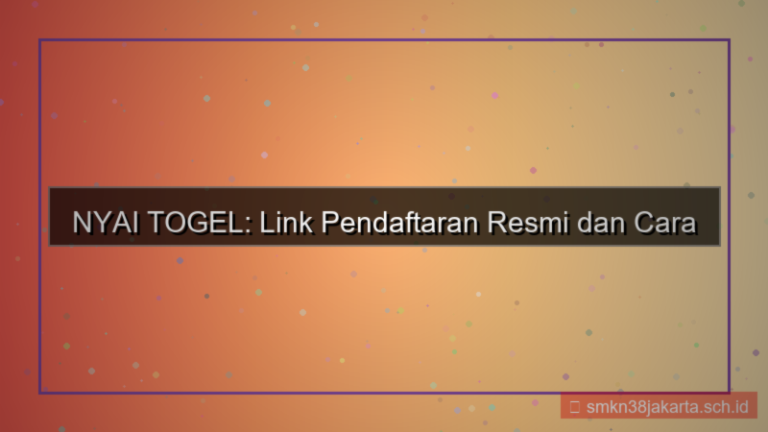 NYAI TOGEL link pendaftaran resmi