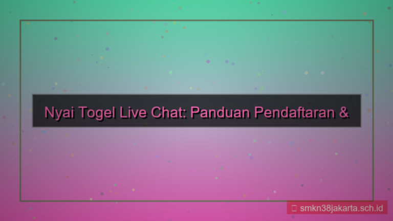 ilustrasi NYAI TOGEL live chat pendaftaran