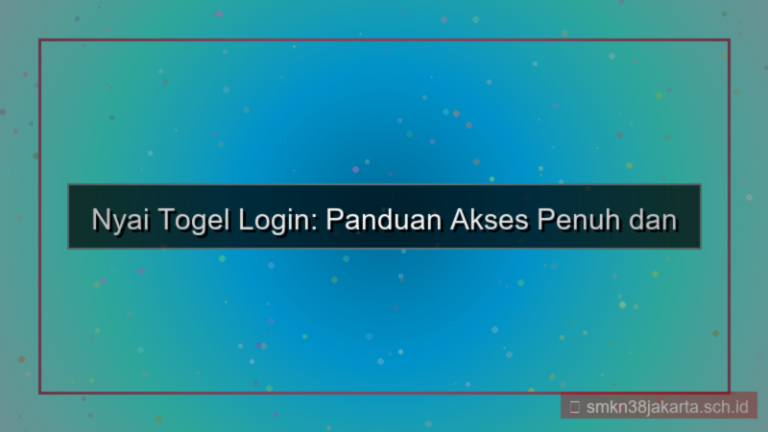 konten NYAI TOGEL login full akses 2026