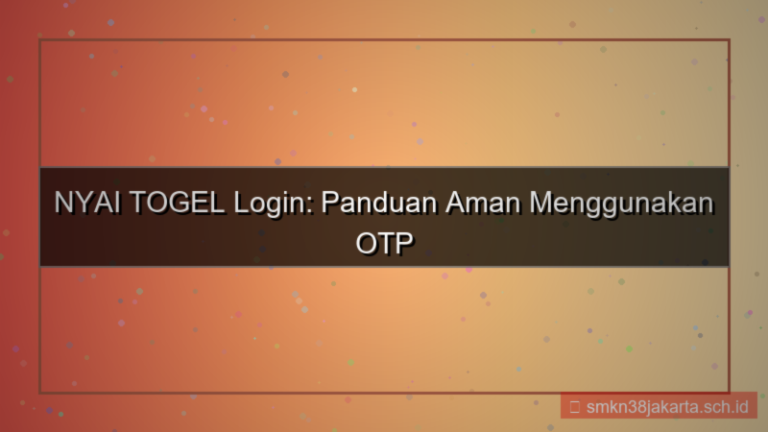 NYAI TOGEL login pakai otp