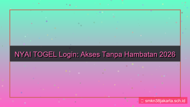 tampilan NYAI TOGEL login tanpa hambatan 2026