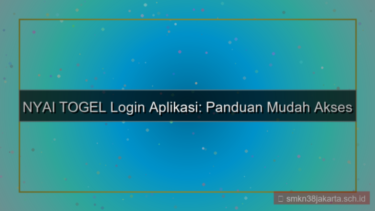 NYAI TOGEL login via aplikasi