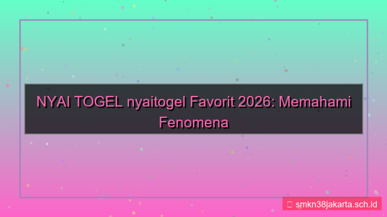 NYAI TOGEL nyaitogel favorit 2026