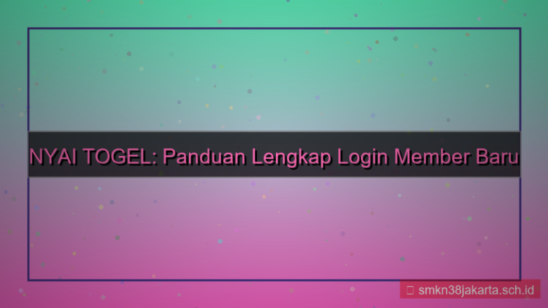 NYAI TOGEL panduan login member baru