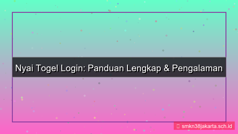 ilustrasi NYAI TOGEL pengalaman login nyaitogel