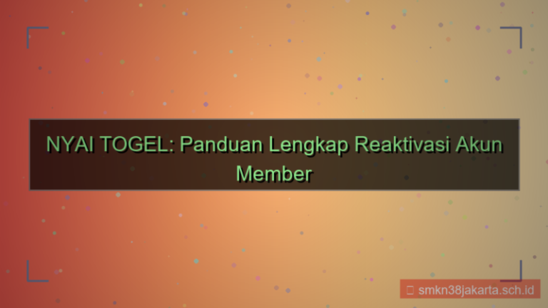 konten NYAI TOGEL reaktivasi akun member