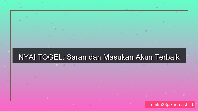 NYAI TOGEL saran dan masukan akun