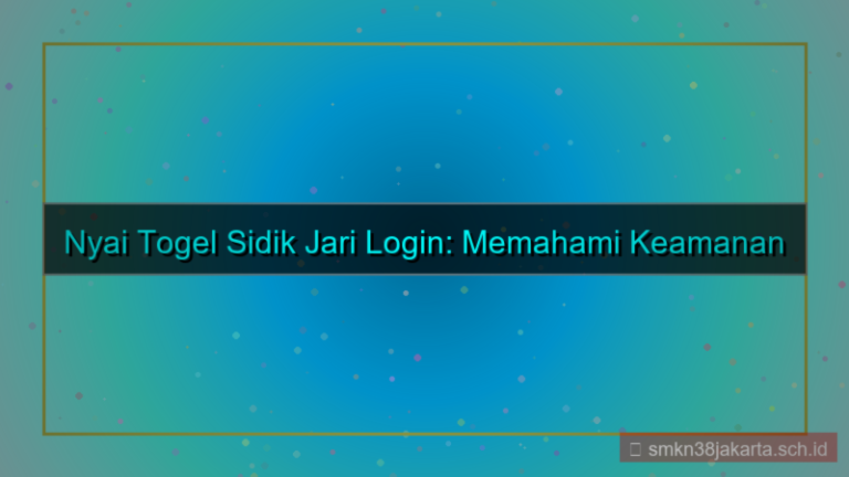 konten NYAI TOGEL sidik jari login