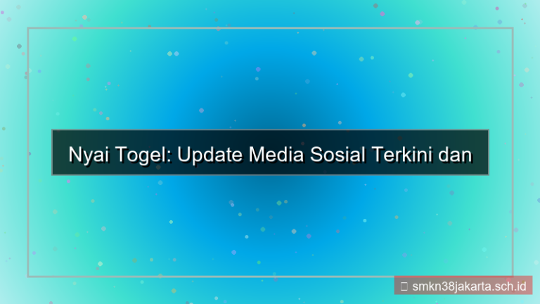 konten NYAI TOGEL sosial media update