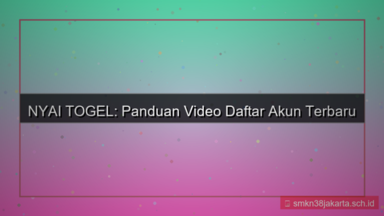 NYAI TOGEL tutorial video daftar