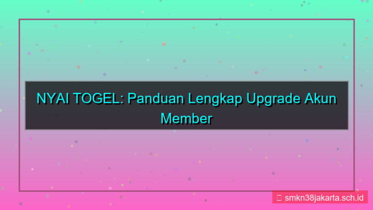 gambar NYAI TOGEL upgrade akun member