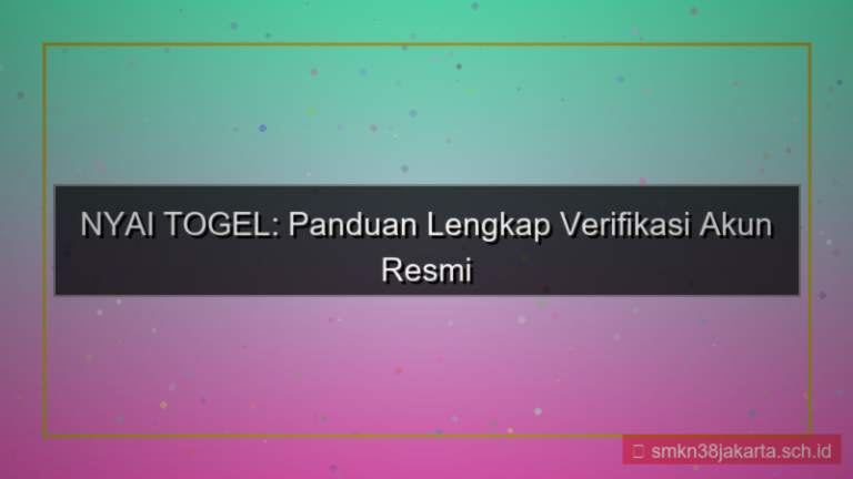 ilustrasi NYAI TOGEL verifikasi akun resmi