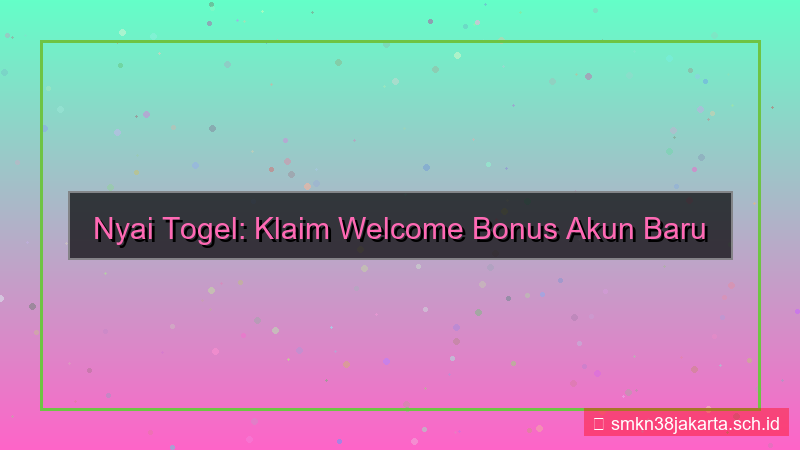 gambar NYAI TOGEL welcome bonus akun baru