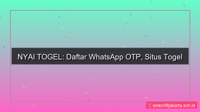 NYAI TOGEL whatsapp otp daftar