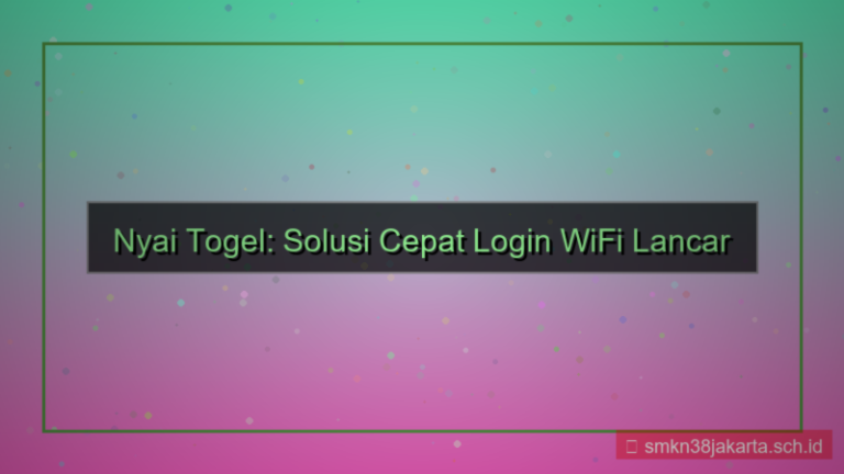 gambar NYAI TOGEL wifi login lancar