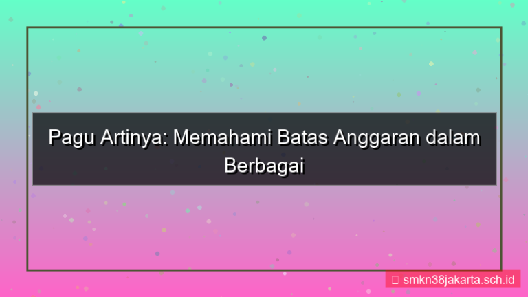 pagu artinya