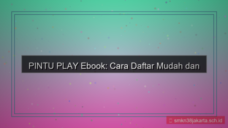 PINTU PLAY ebook cara daftar
