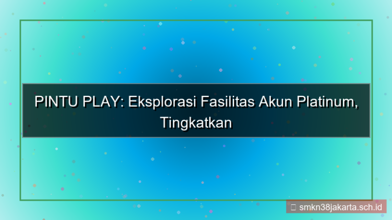 konten PINTU PLAY fasilitas akun platinum
