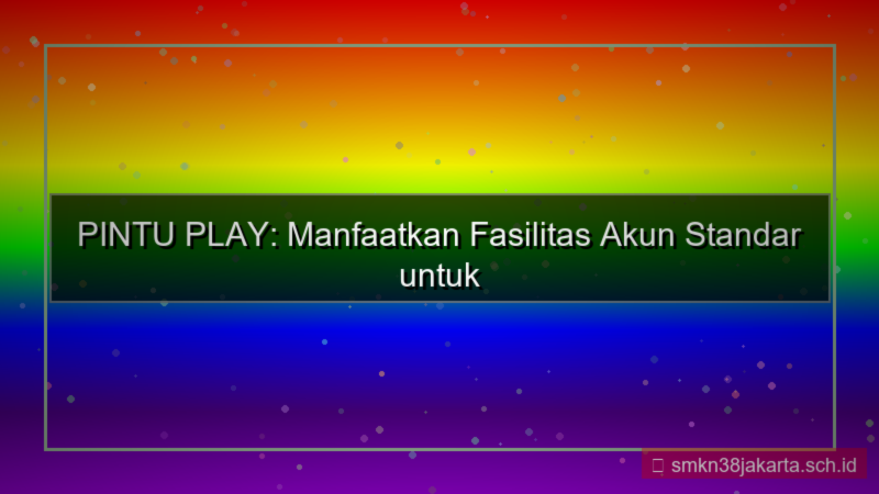 PINTU PLAY fasilitas akun standar