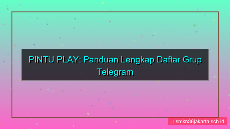desain PINTU PLAY grup telegram daftar