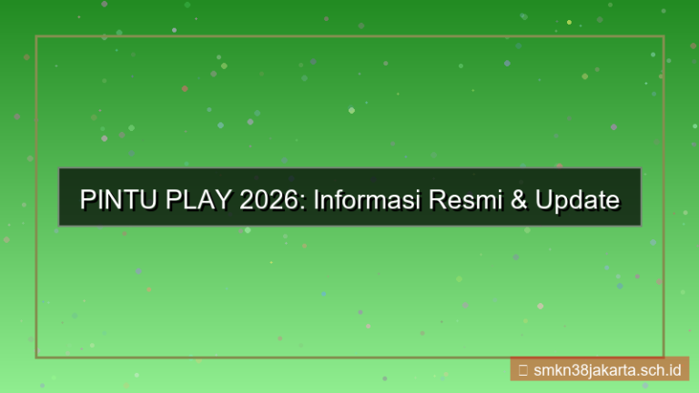 konten PINTU PLAY info update resmi 2026