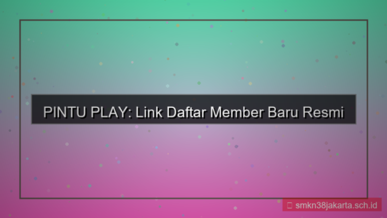 PINTU PLAY link daftar member baru