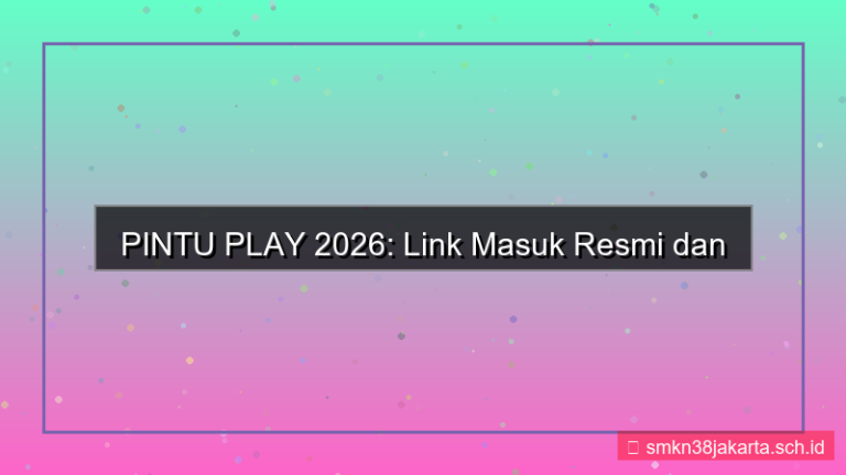 PINTU PLAY link masuk resmi 2026