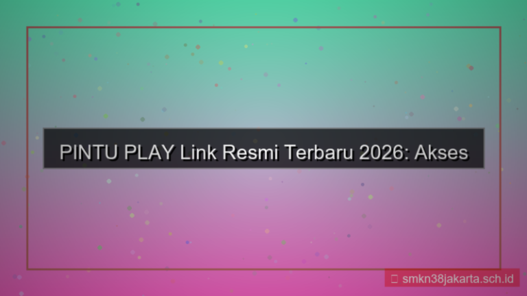 desain PINTU PLAY link resmi terbaru 2026