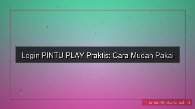 PINTU PLAY login pakai google