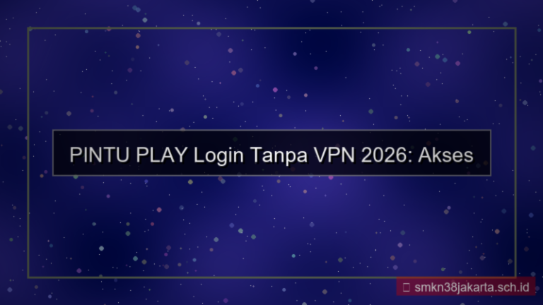 ilustrasi PINTU PLAY login tanpa vpn 2026