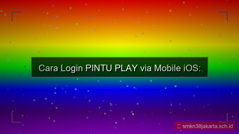 ilustrasi PINTU PLAY login via mobile ios