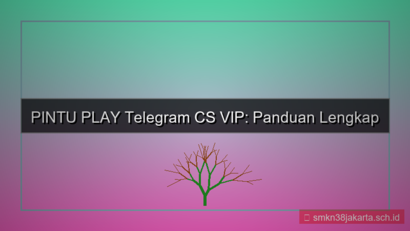 PINTU PLAY telegram cs vip