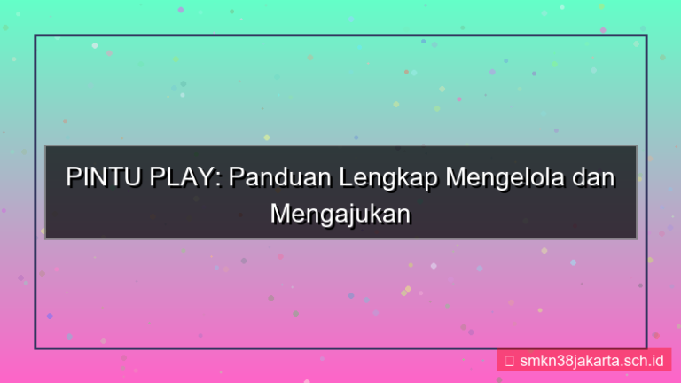 tampilan PINTU PLAY trouble ticket daftar