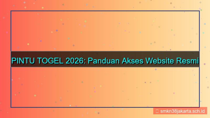 tampilan PINTU TOGEL akses website resmi 2026