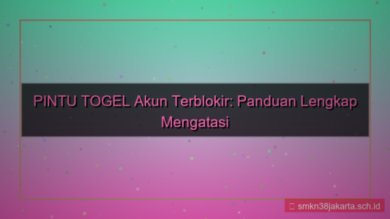 desain PINTU TOGEL akun terblokir bantuan