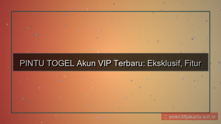 konten PINTU TOGEL akun vip terbaru