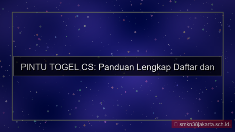visual PINTU TOGEL cs melayani daftar