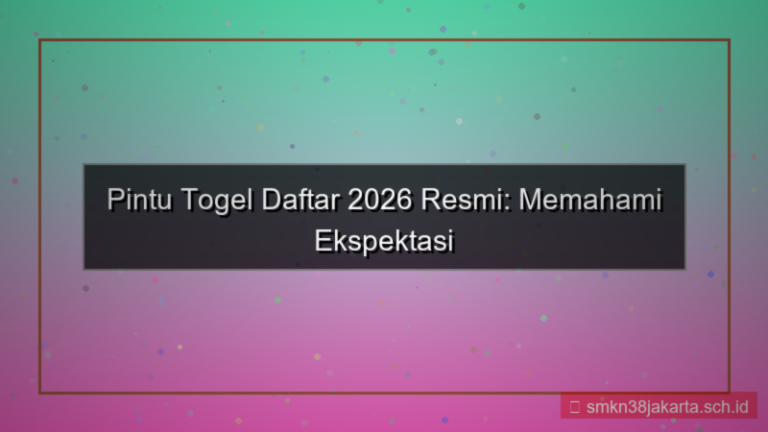 ilustrasi PINTU TOGEL daftar 2026 resmi