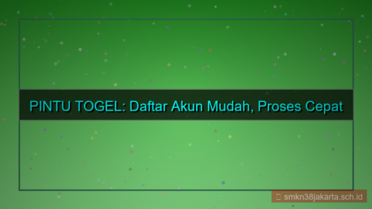 PINTU TOGEL daftar akun gampang
