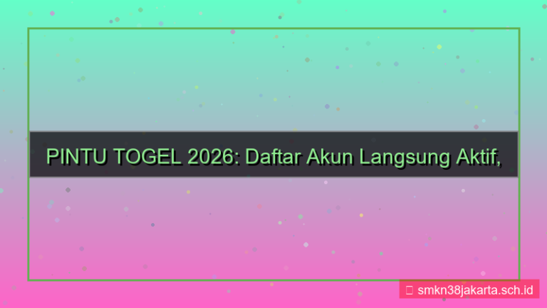 gambar PINTU TOGEL daftar akun langsung aktif 2026